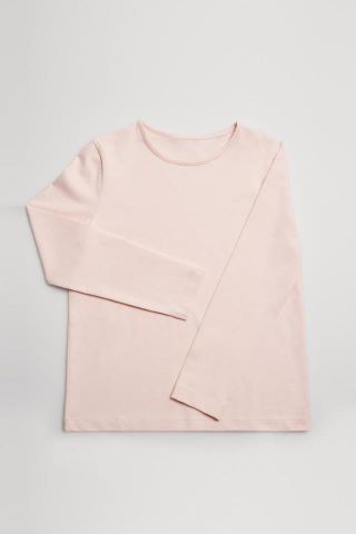 Camiseta M/larga infantil rosa